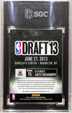 Giannis Antetokoumnpo 2013 Panini Titanium Draft Day Rookie Auto SGC 9 Mint