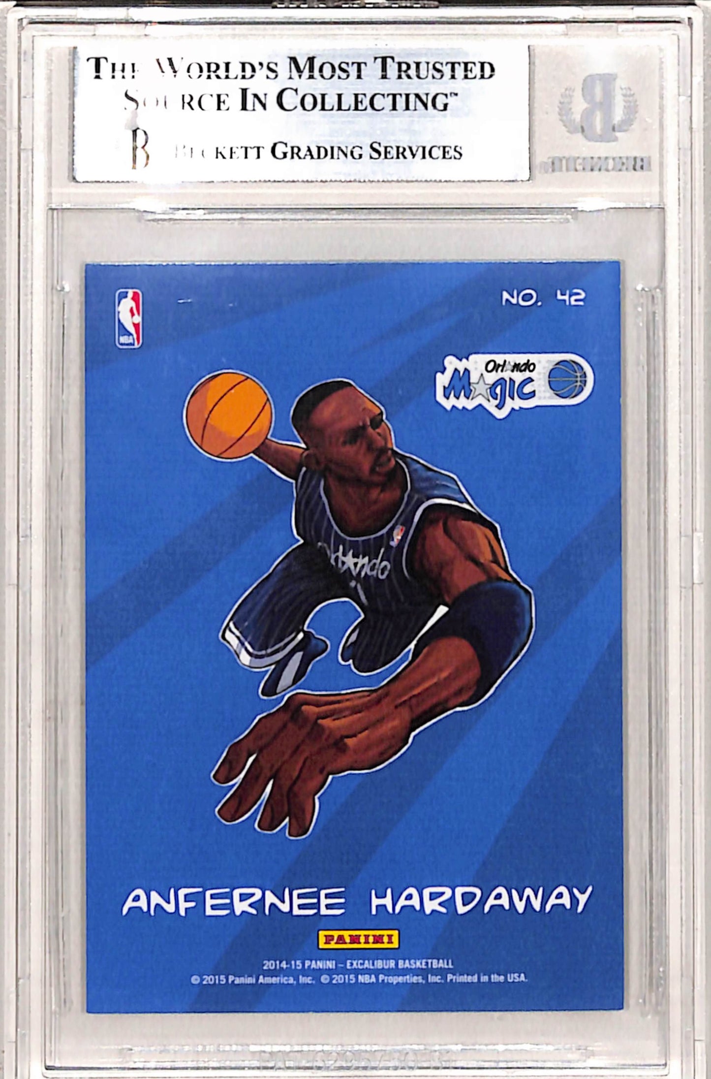 Anfernee Hardaway 2014 Panini Excalibur Kaboom BGS 9 Mint