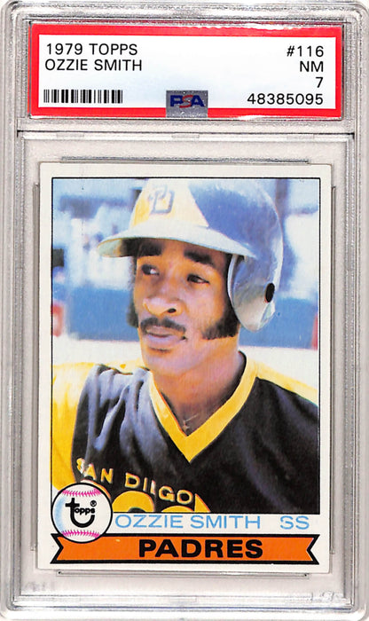 Ozzie Smith 1979 Topps Rookie #116 PSA 7 Near Mint 5095