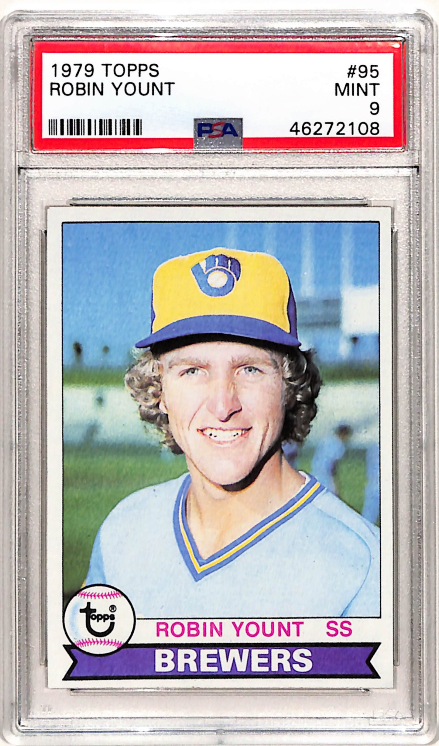 Robin Yount 1979 Topps #95 PSA 9 Mint