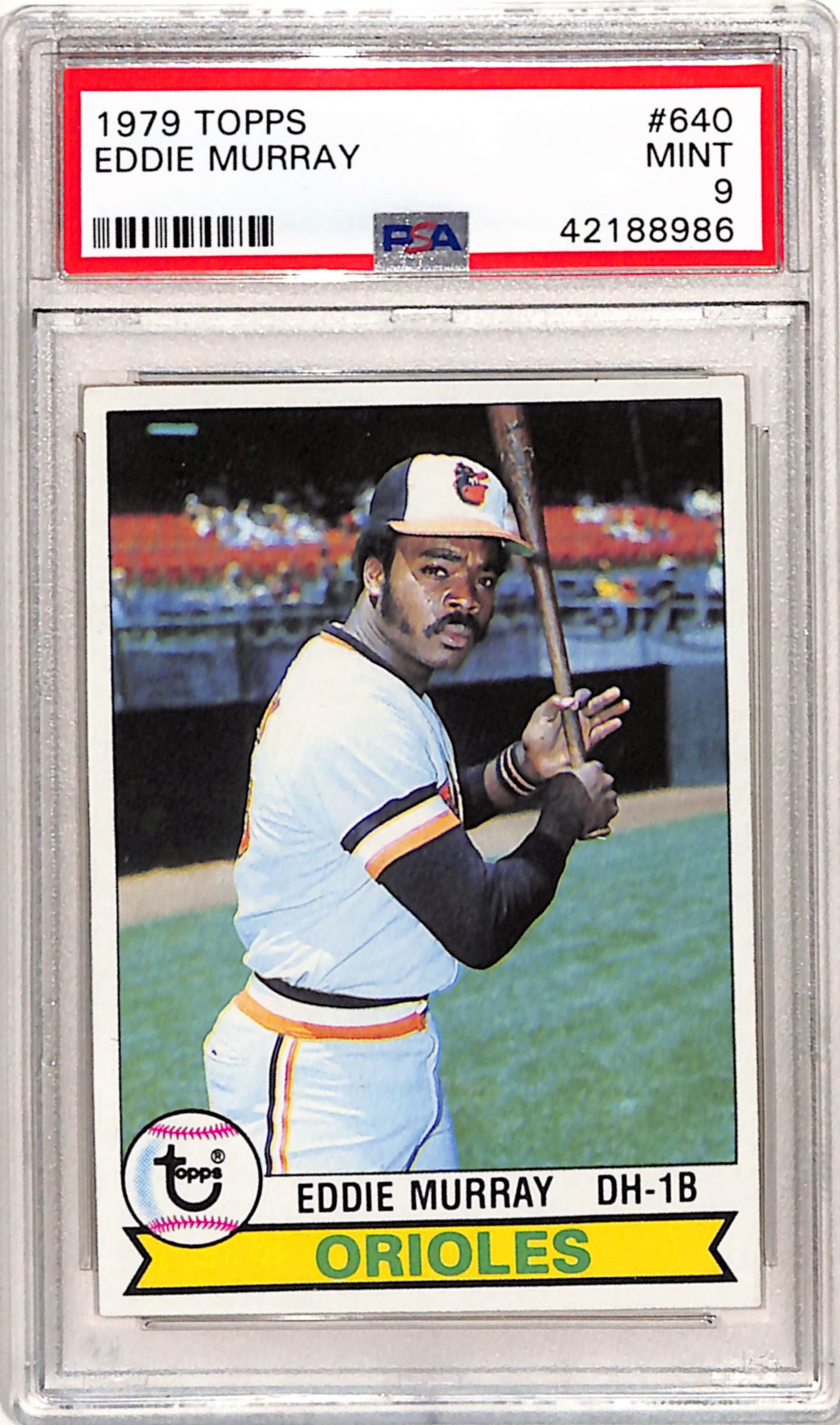 Eddie Murray 1979 Topps #640 PSA 9 Mint