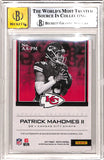 Patrick Mahomes 2017 Panini Vertex Rookie Auto #1/10 BGS 9 Auto 10