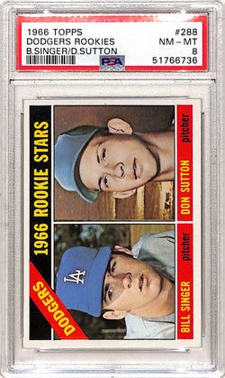 Don Sutton 1966 Topps Rookie #288 PSA 8 Nm-Mint