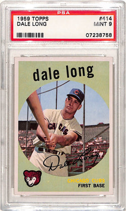 Dale Long 1959 Topps #414 PSA 9 Mint