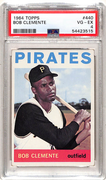 Bob Clemente 1964 Topps #440 PSA 4 Vg-Ex 3515