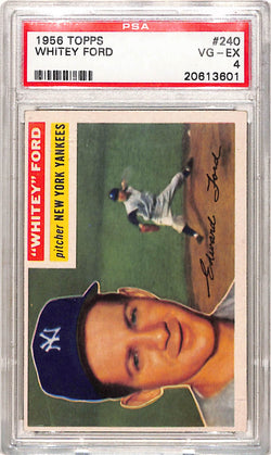 Whitey Ford 1956 Topps #240 PSA 4 Vg-Ex
