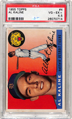 Al Kaline 1955 Topps #4 PSA 4.5 Vg-Ex+