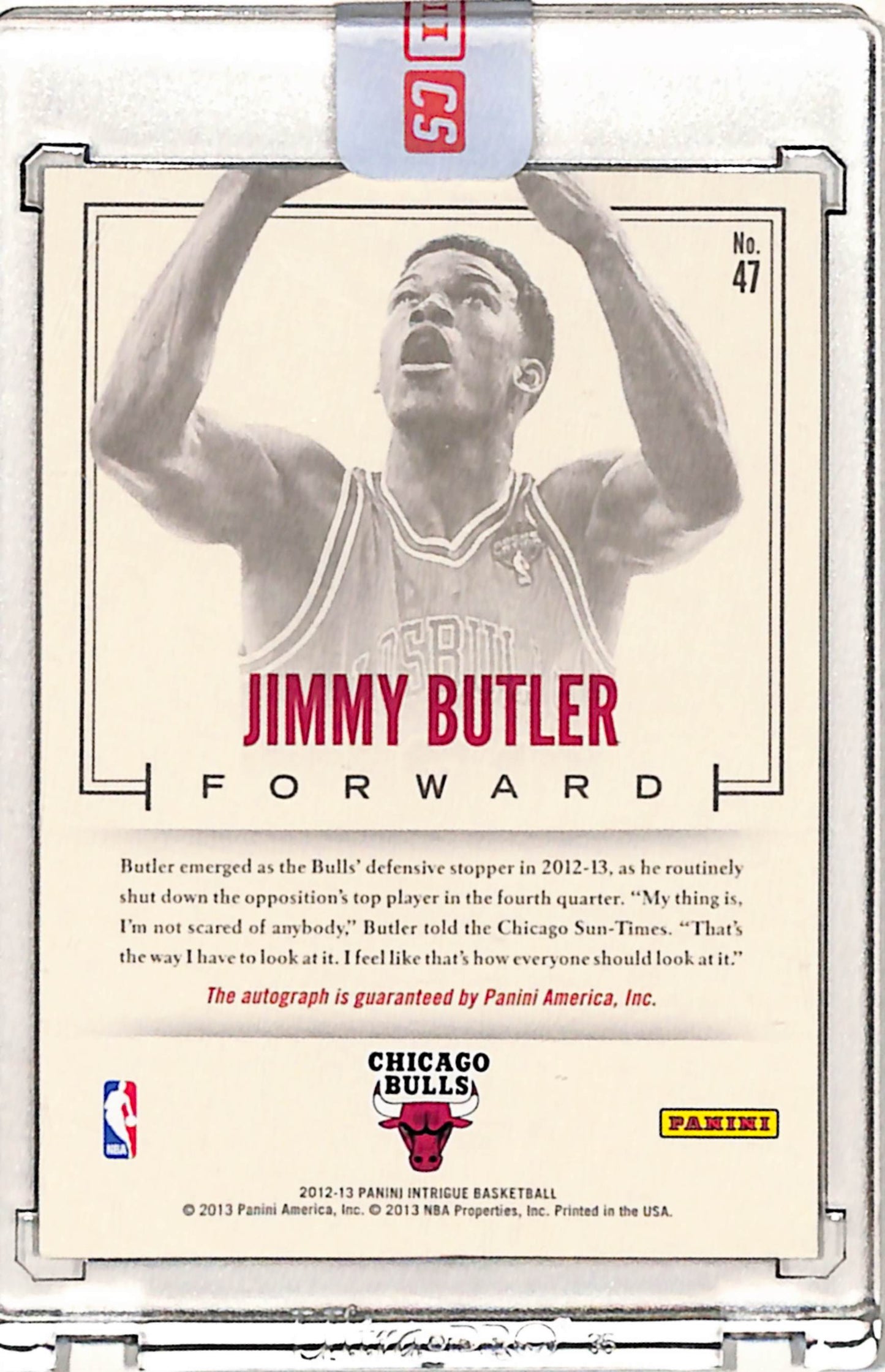 Jimmy Butler 2012 Panini Intrigue Slam Ink Auto #192/199