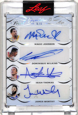2022 Leaf Pearl Signature 8 Auto Magic Wilkins West + 5 more
