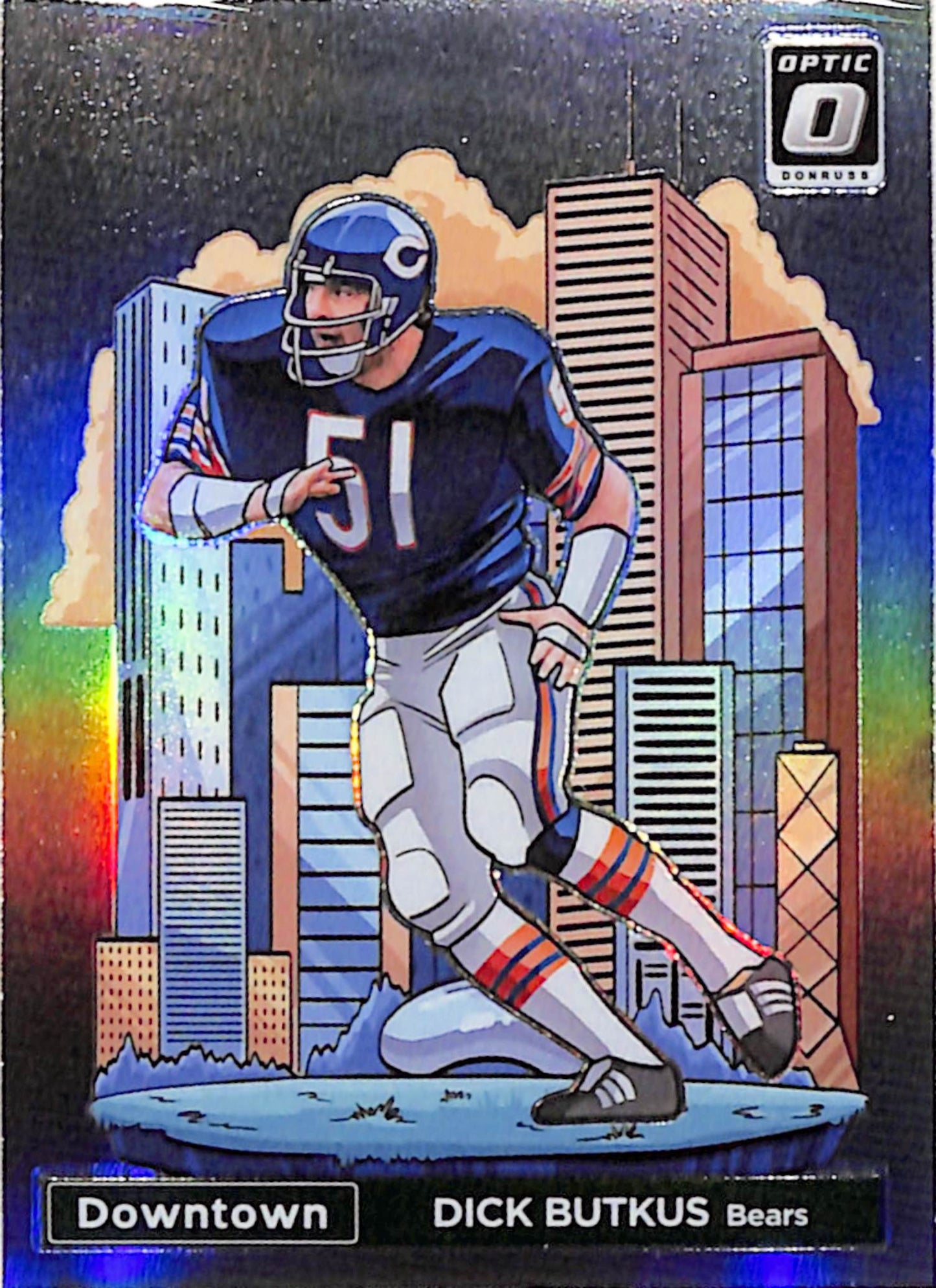 Dick Butkus 2024 Donruss Optic Downtown