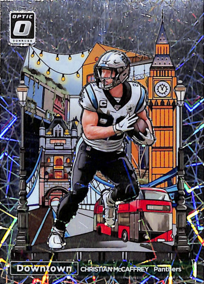 Christian McCaffrey 2023 Donruss Optic Downtown