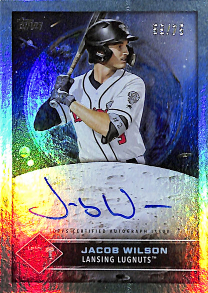 Jacob Wilson 2024 Topps Pro Debut Future Cornerstones Auto #59/75