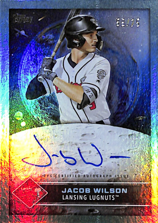 Jacob Wilson 2024 Topps Pro Debut Future Cornerstones Auto #59/75