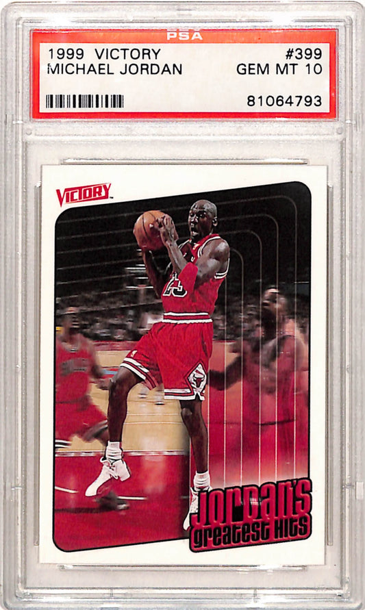 Michael Jordan 1999 Upper Deck Victory #399 PSA 10 Gem Mint