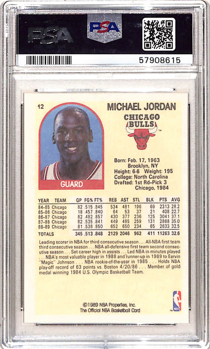 Michael Jordan 1990 Hoops Superstars #12 PSA 10 Gem Mint