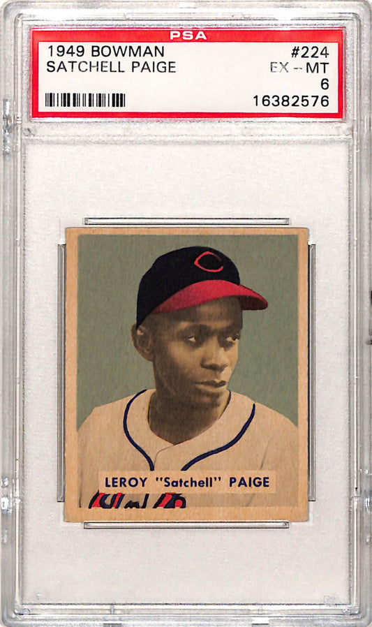 Satchell Paige 1949 Bowman Rookie #224 PSA 6 EX-MINT