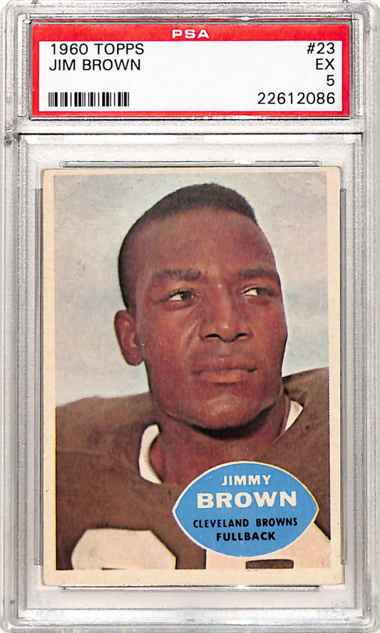 Jim Brown 1960 Topps #23 PSA 5 Ex
