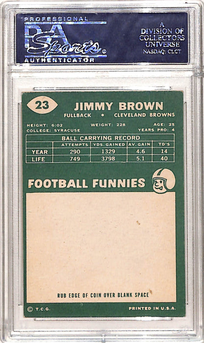 Jim Brown 1960 Topps #23 PSA 5 Ex