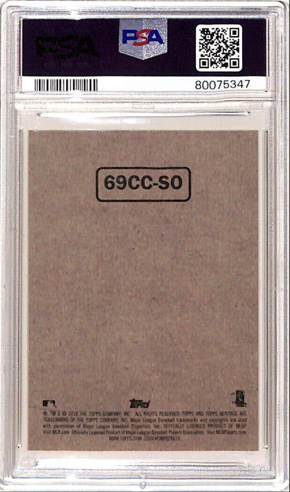 Shohei Ohtani 2018 Topps Heritage 1969 Collector Cards PSA 10 Gem Mint