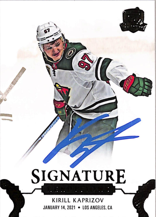 Kirill Kaprizov 2020 Upper Deck The Cup Signature Renditions Auto