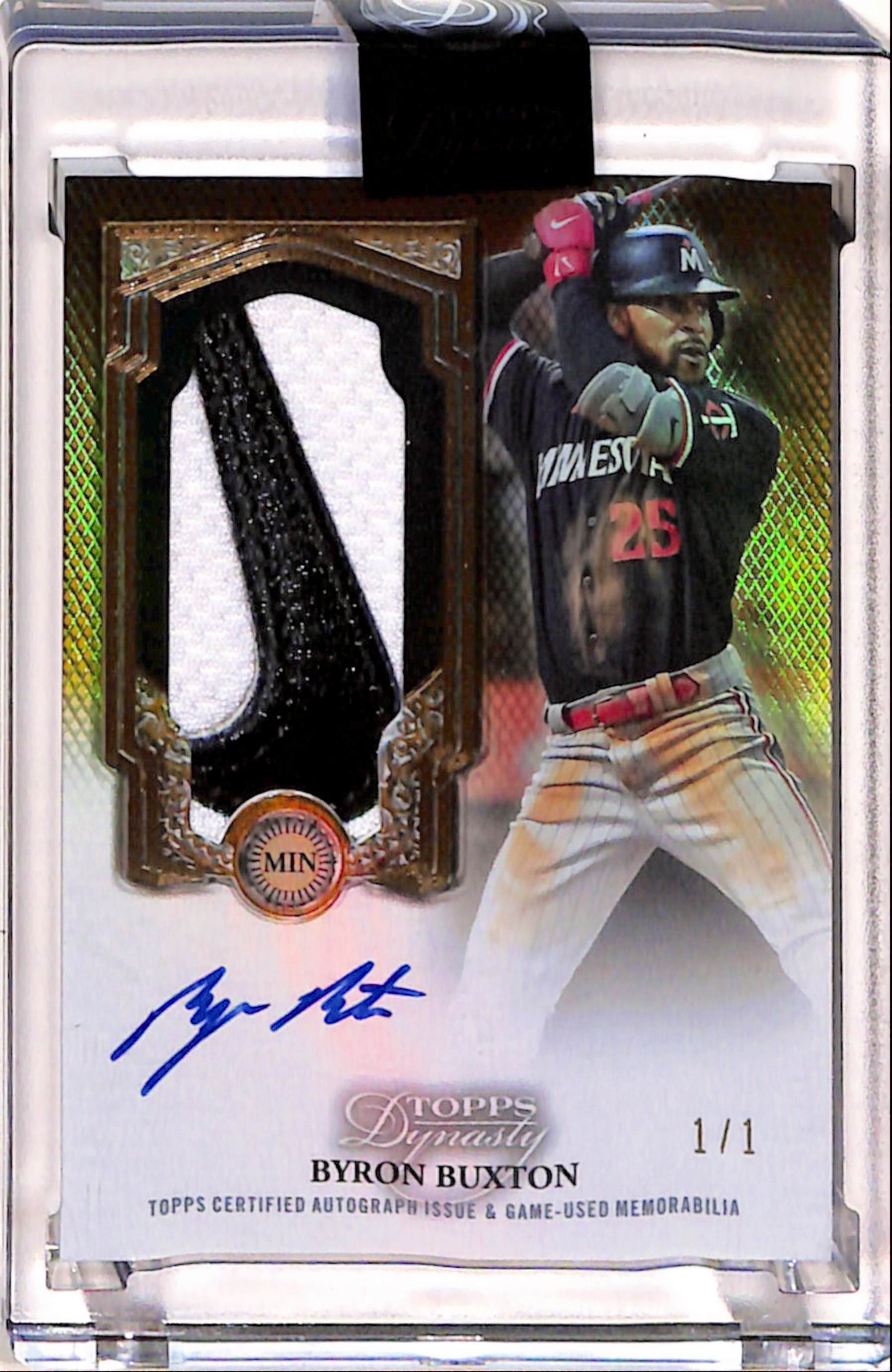 Byron Buxton 2023 Topps Dynasty Nike Swoosh Patch Auto #1/1