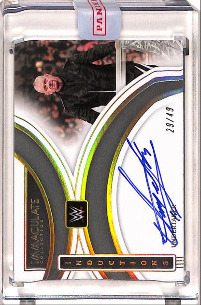 Undertaker 2022 Panini Immaculate Inductions Auto #29/49