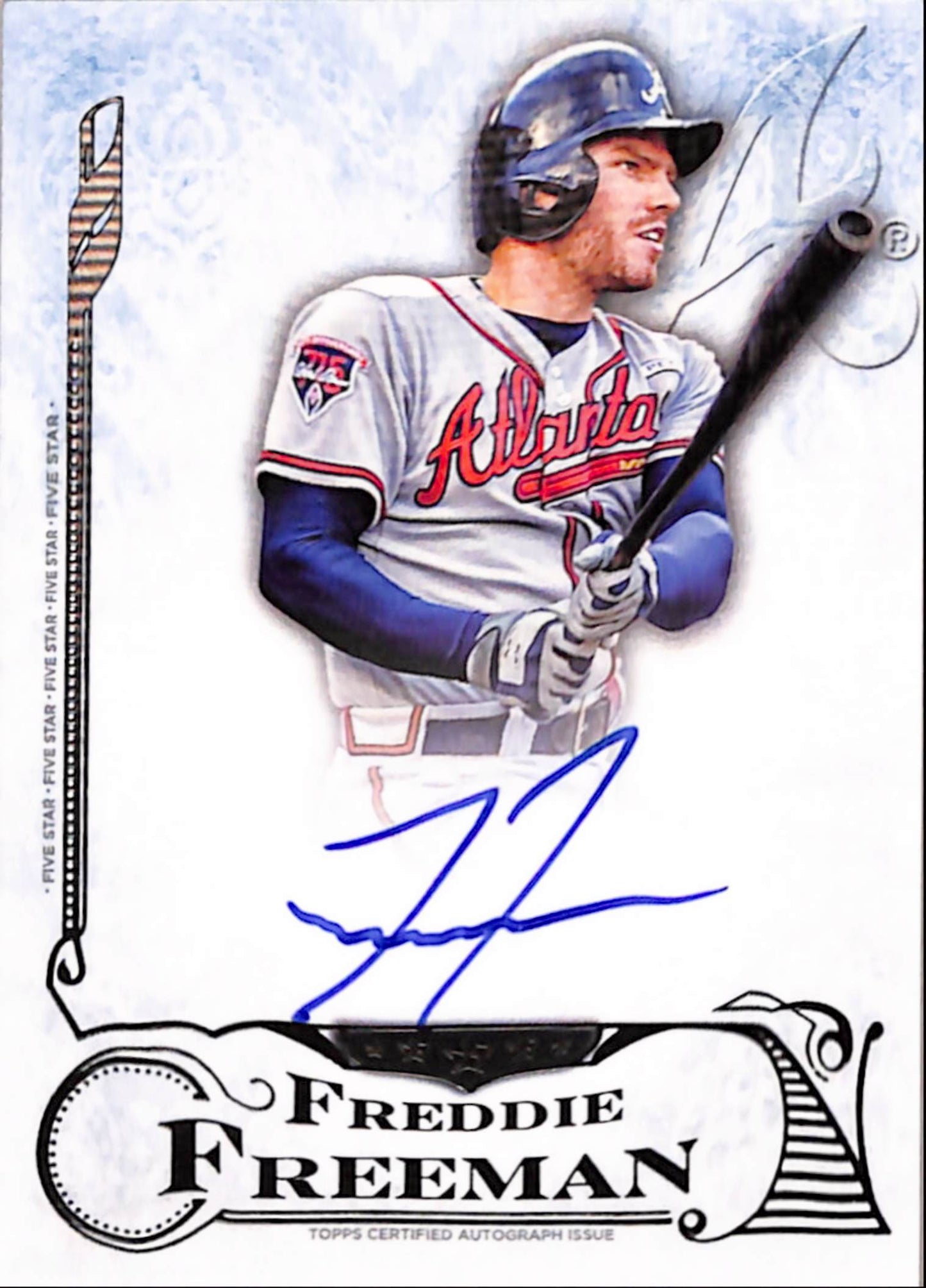 Freddie Freeman 2015 Topps Five Star Autograph