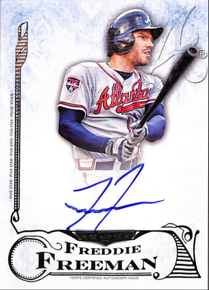 Freddie Freeman 2015 Topps Five Star Autograph