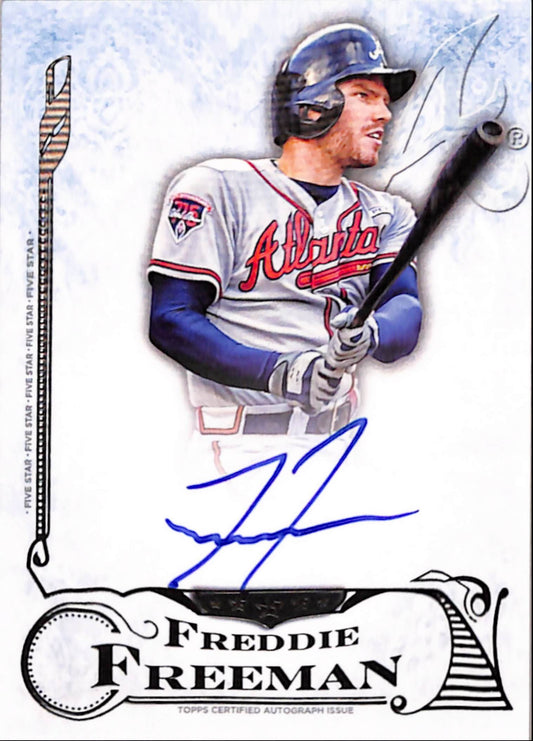 Freddie Freeman 2015 Topps Five Star Autograph