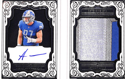 Aidan Hutchinson 2022 Panini National Treasures Rookie First Signatures Patch Auto Booklet #89/99