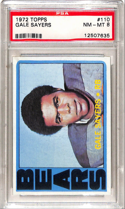 Gale Sayers 1972 Topps #110 PSA 8 Nm-Mint 7635