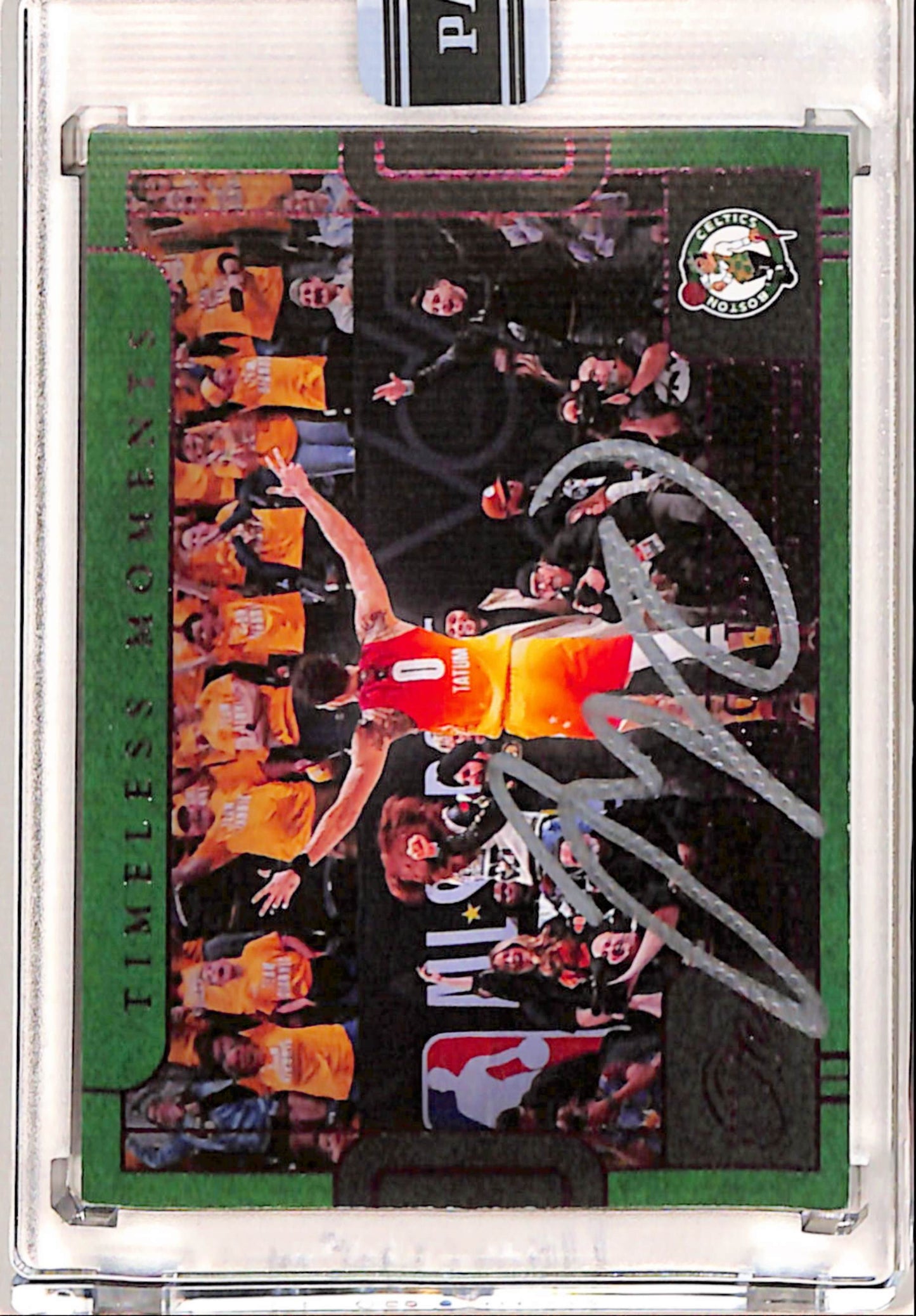 Jayson Tatum 2022 Panini One and One Timeless Moments Auto Black Box 1/1