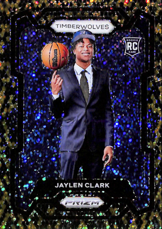 Jaylen Clark 2023 Panini Prizm Rookie #166 King Snakeskin