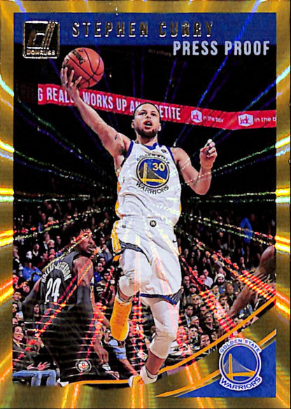 Steph Curry 2018 Panini Donruss Gold Press Proof #1/10