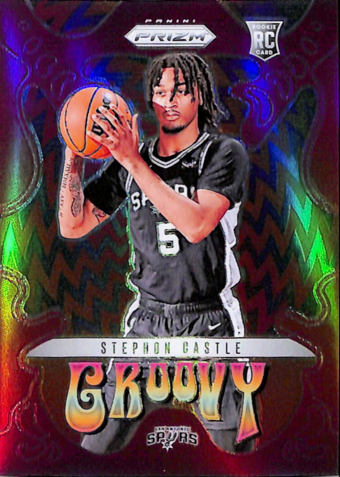 Stephon Castle 2024 Panini Groovy Rookie Case Hit