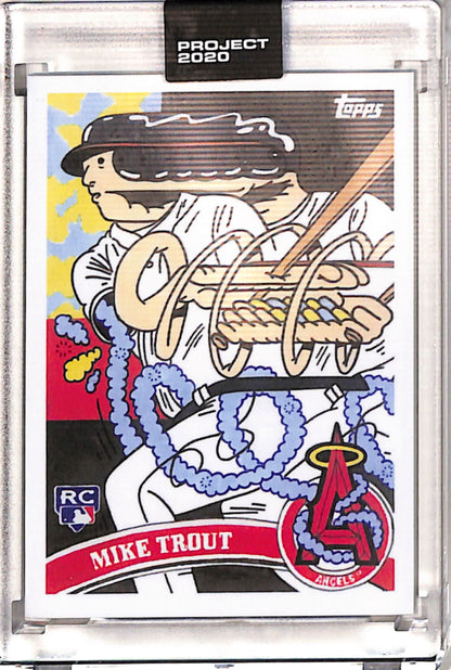 Mike Trout 2020 Topps Project 2020 Ermsy 2011 Topps Update