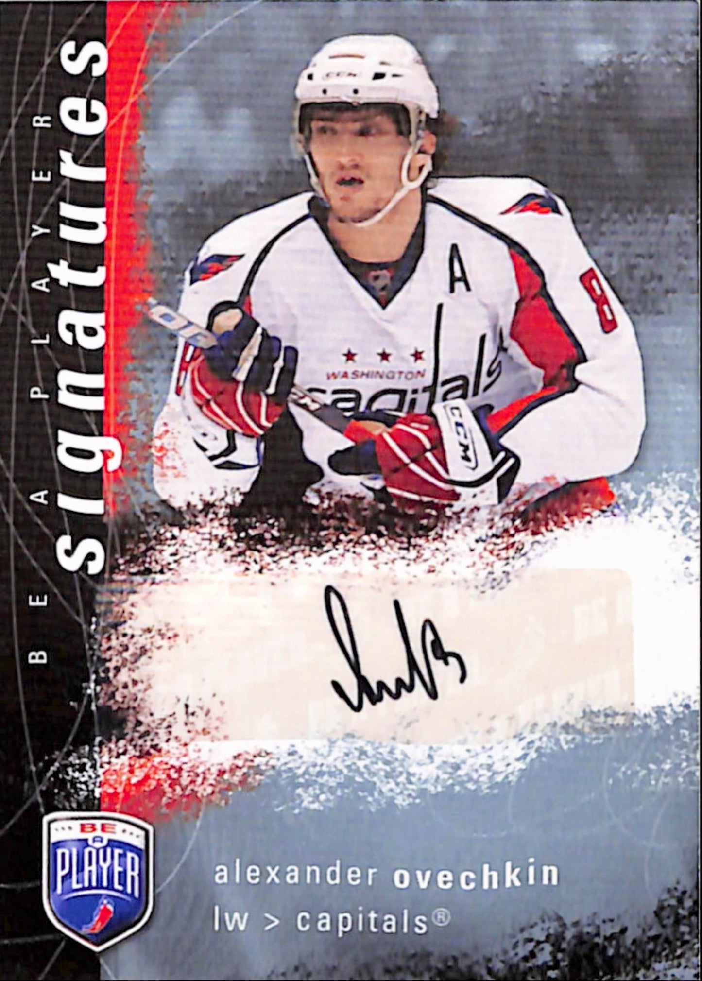 Alex Ovechkin 2007 Be A Player Signatures Auto