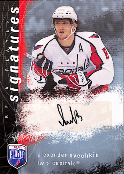Alex Ovechkin 2007 Be A Player Signatures Auto