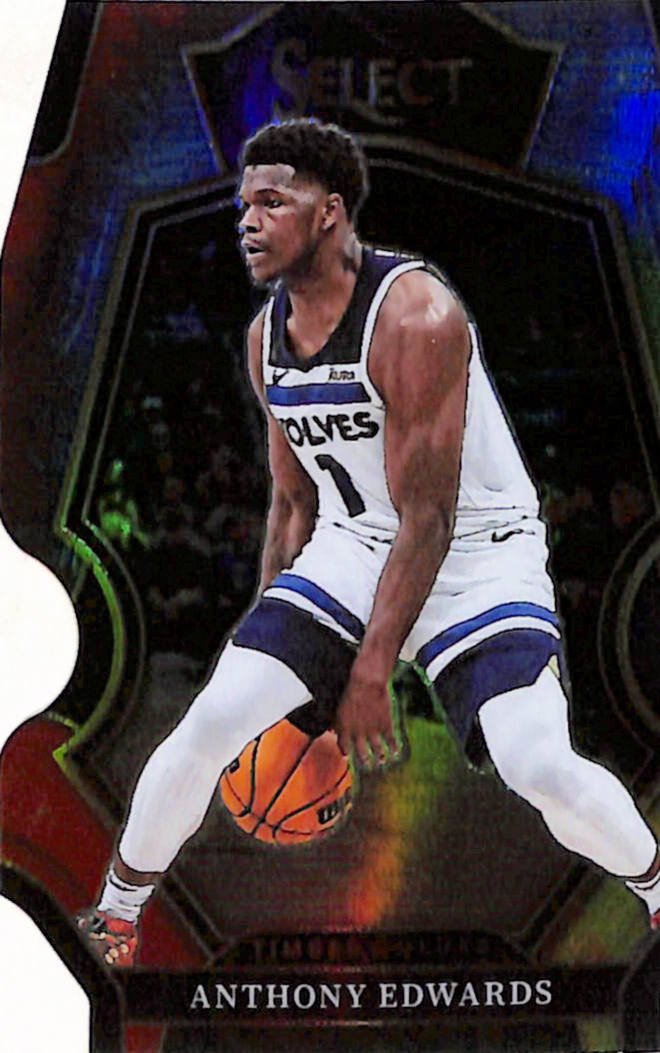 Anthony Edwards 2022 Panini Select #146 Tie-Dye #14/25