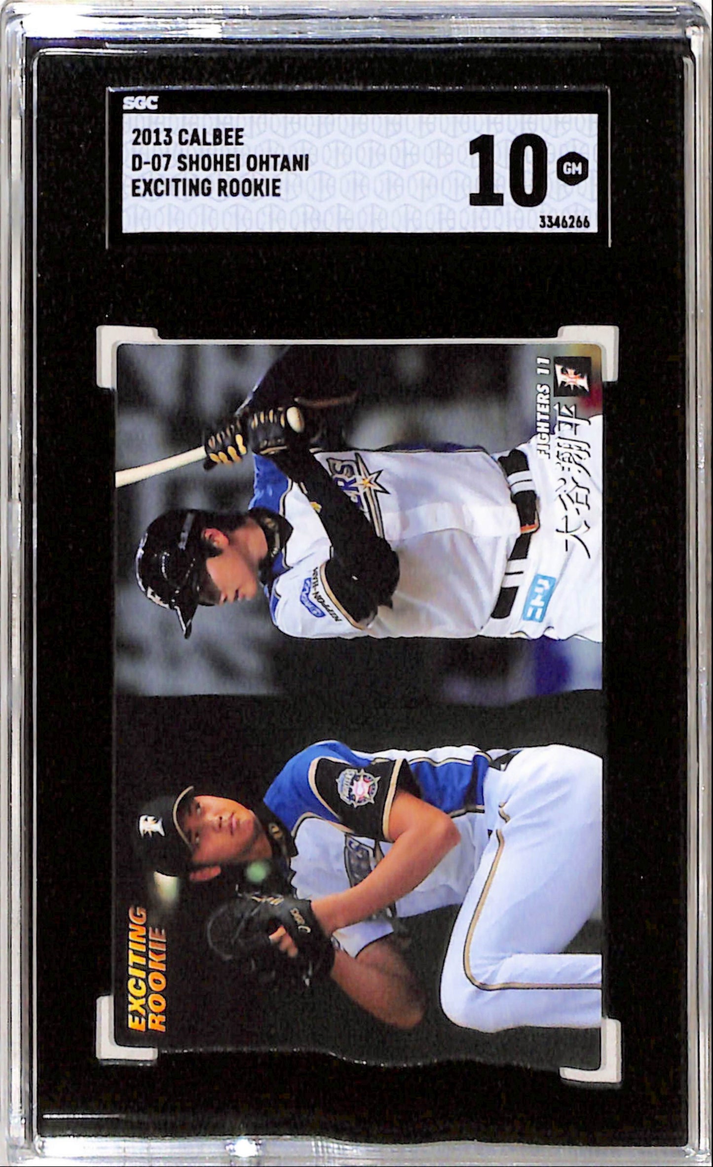 Shohei Ohtani 2013 Clabee Exciting Rookie #D-07 SGC 10 Gem Mint