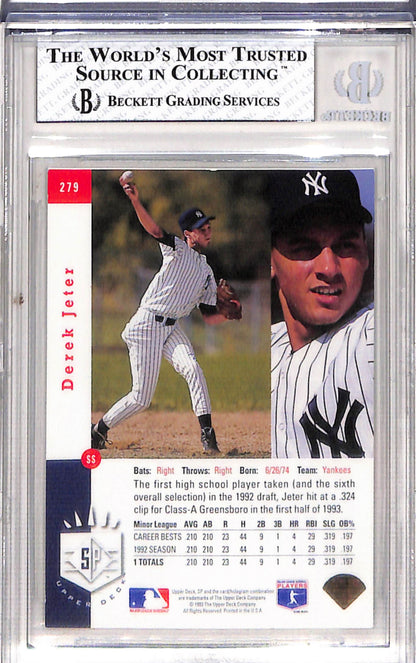Derek Jeter 1993 Upper Deck SP Rookie #279 BGS 8 Nm-Mint 5528