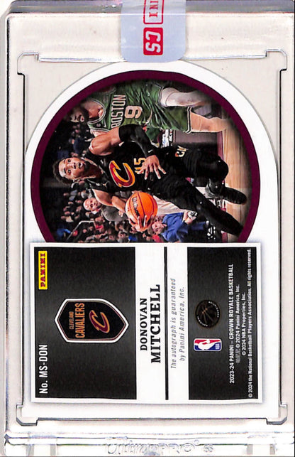 Donovan Mitchell 2023 Panini Crown Royale Majestic Signatures Auto #15/17