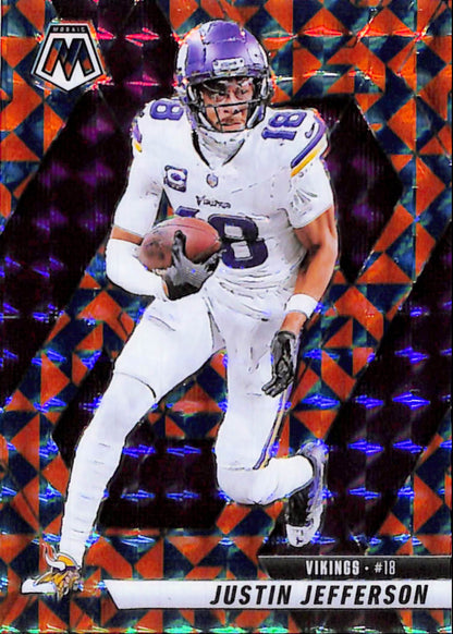 Justin Jefferson 2025 Panini Mosaic #19 Tesselation #11/15