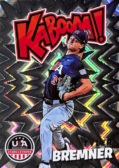 Tyler Bremner 2023 Panini USA Satars and Stripes Kaboom