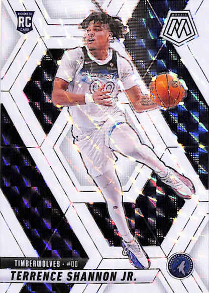 Terrance Shannon Jr 2024 Panini Mosaic White Mosaic Rookie #25/25