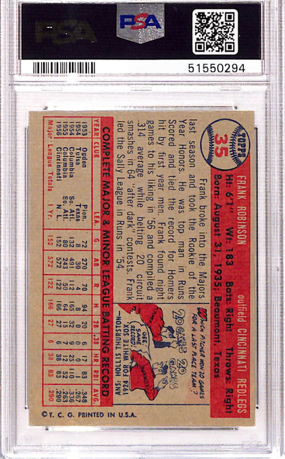 Frank Robinson 1957 Topps Rookie #35 PSA 7 Near Mint