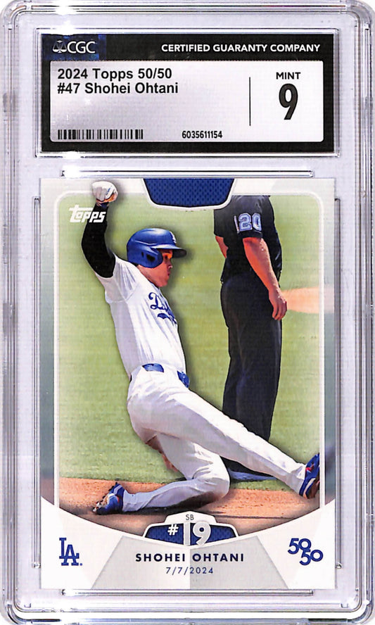Shohei Ohtani 2024 Topps 50/50 #47 CGC 9 Mint