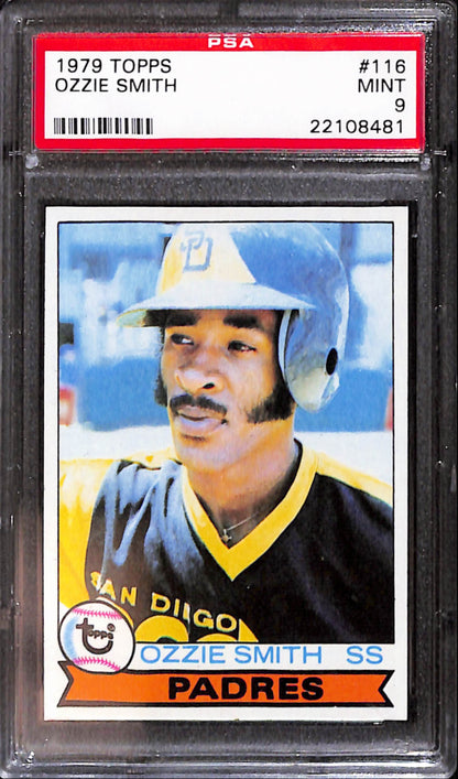 Ozzie Smith 1979 Topps Rookie #116 PSA 9 Mint 8481
