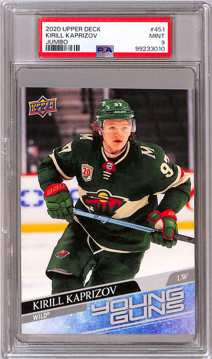 Kirill Kaprizov 2020 Upper Deck Jumbo Rookie #451 PSA 9 Mint