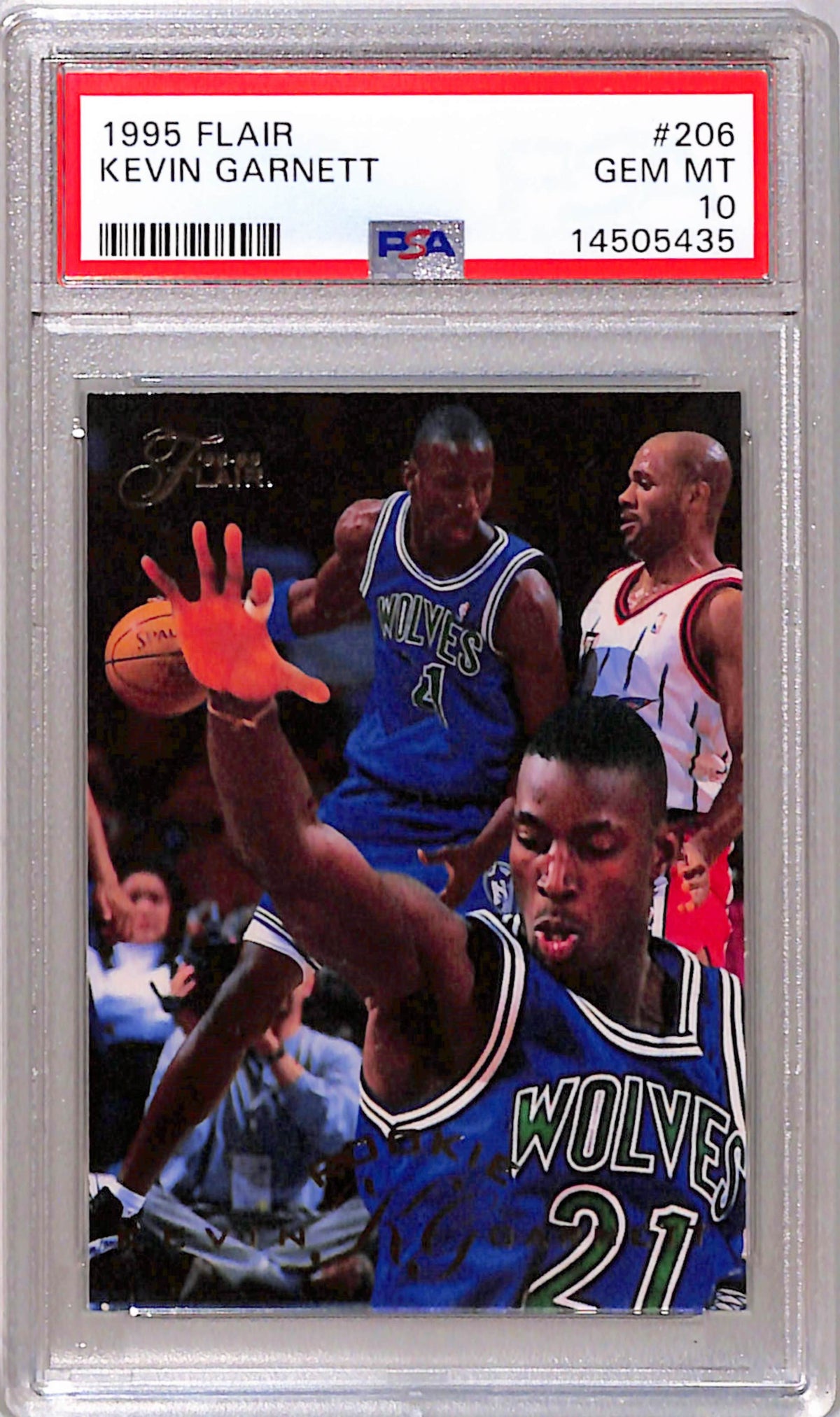 Kevin Garnett 1995 Flair Rookie #206 PSA 10 Gem Mint 5435
